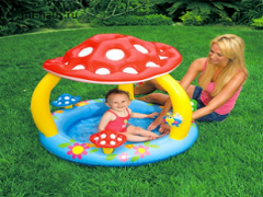 Каким должен быть детский надувной бассейн для дачи?