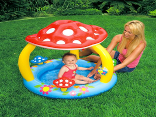 Каким должен быть детский надувной бассейн для дачи