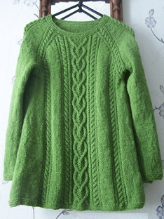 Как связать свитер с косами-сердечками, и рукавом реглан
